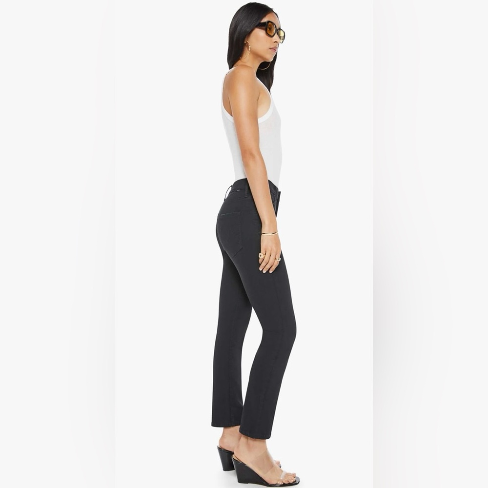 MOTHER The Mid-Rise Dazzler Women Jeans 25 Black